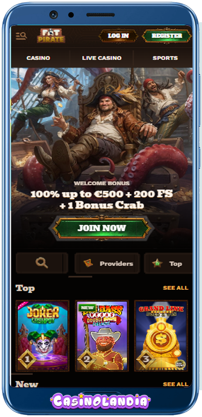 FatPirate Casino Mobile App