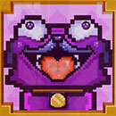 Pixel Paws Purple