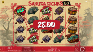 Sakura Riches 60 Win