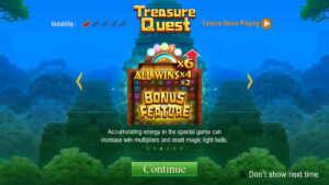 Treasure Quest Homescreen