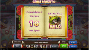 Grim Muertos Slot Free Spins