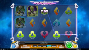 Iron Girl Slot Winning Combination