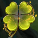 Lucky Foxglove Clover Symbol