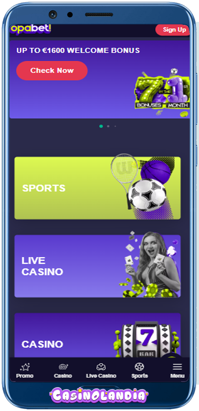 Opabet! Casino Mobile App