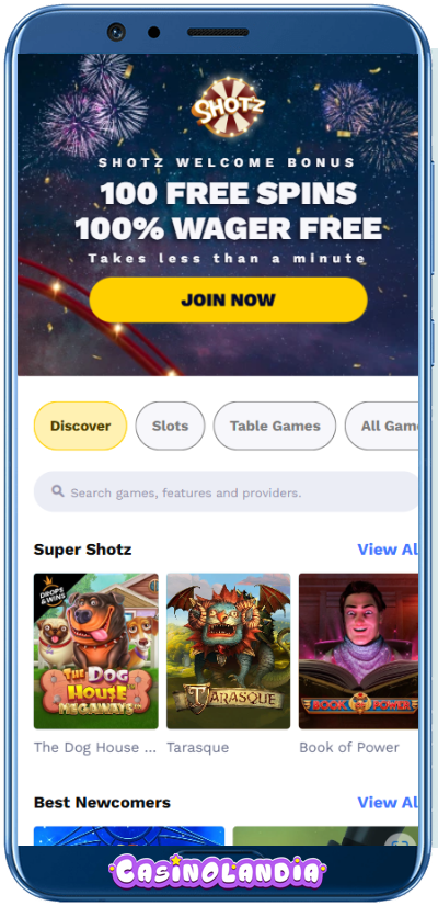 Shotz Casino Mobile App Shot