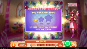 Sweet Alchemy 2 Slot Free Spins