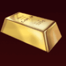 Gold X Bar Symbol