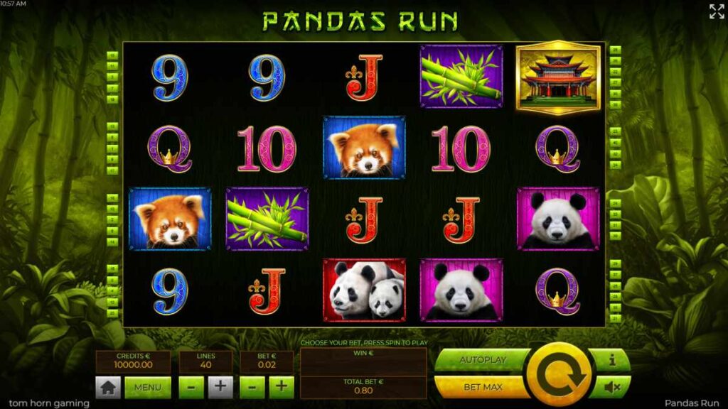 Pandas Run Base Gameplay