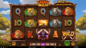 Safari of Wealth Slot Base Gameplay