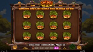 Safari of Wealth Slot Wild Prize Round