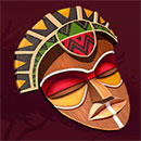 Serengeti Sunset Mask