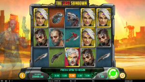 The Last Sundown Slot Base Gameplay