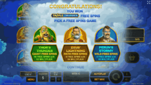 Triple Thunder Buy Bonus Feature