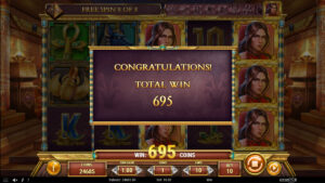 Cat Wilde and the Lost Chapter Slot Free Spins Total Win
