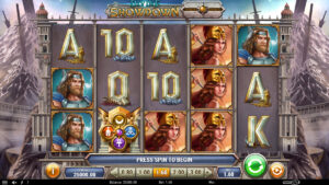 Divine Showdown Slot Base Gameplay