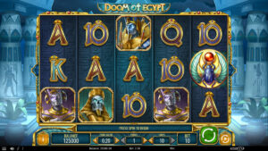 Doom of Egypt Slot Base Gameplay