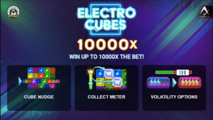 Electro Cubes Homescreen