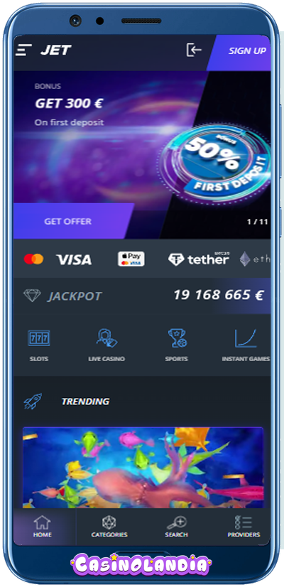 Jet Casino Mobile App