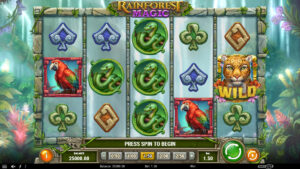 Rainforest Magic Slot Base Gameplay