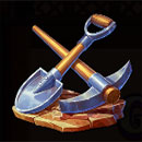 Majestic Express Gold Run PickaxeShovel