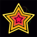 Neon Fruits Star