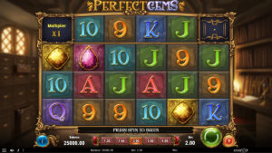 Perfect Gems Slot Base Gameplay