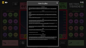 Retro Trader Rules