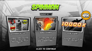 Spinman Homescreen