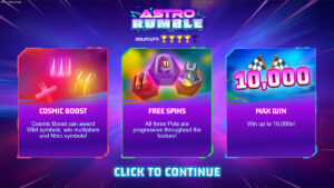 Astro Rumble Homescreen