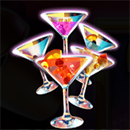 Club Tropicana Happy Hour Glasses