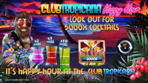 Club Tropicana Happy Hour Homescreen