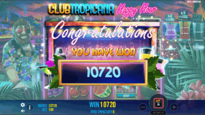Club Tropicana Happy Hour Total