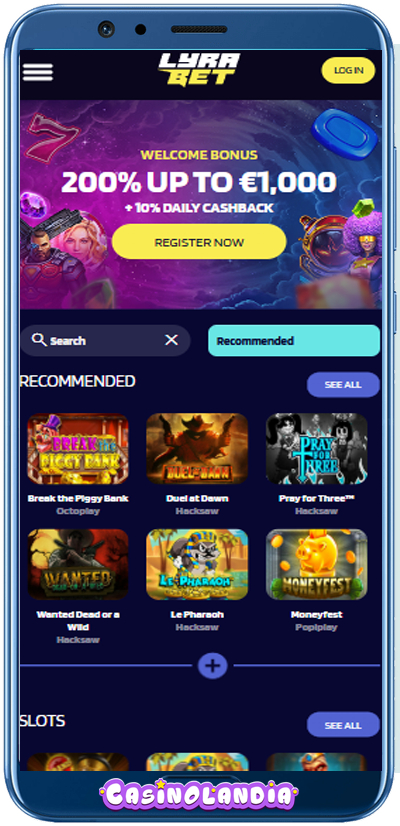 Lyrabet Casino Mobile App
