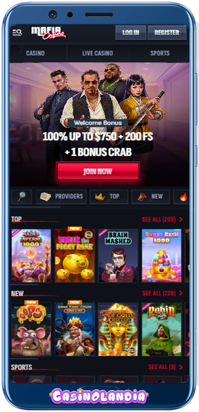Mafia Casino Mobile App