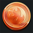 5 Flaming Dollars Persistent