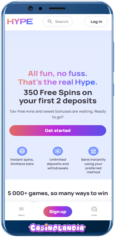 Hype Casino Mobile App