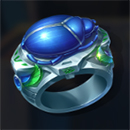 3 Blazing Scarabs Hold and Win Ring