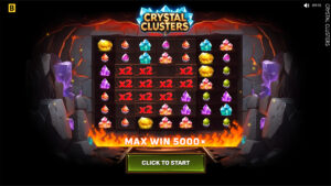Crystal Clusters Homescreen