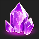 Crystal Clusters Purple