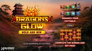 Dragons Glow Hold and Win Homescreen