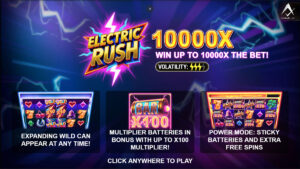 Electric Rush Homescreen