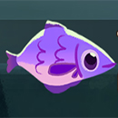 Fish and Bird Purple