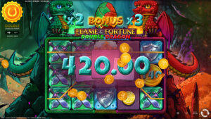 Flame & Fortune Double Dragon Win
