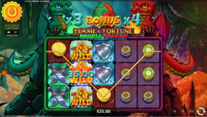 Flame & Fortune Double Dragon Win2