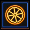 Lucky Fruity Coin Orange