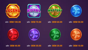 Money Booster Paytable