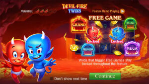 Devil Fire Twins Homescreen