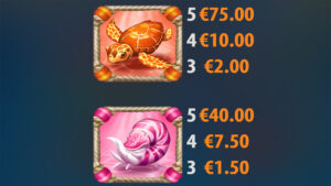 Epic Fish Marlin Madness Paytable