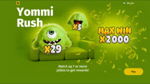 Yommi Rush Homescreen