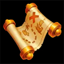 Lucky Macaw Scroll